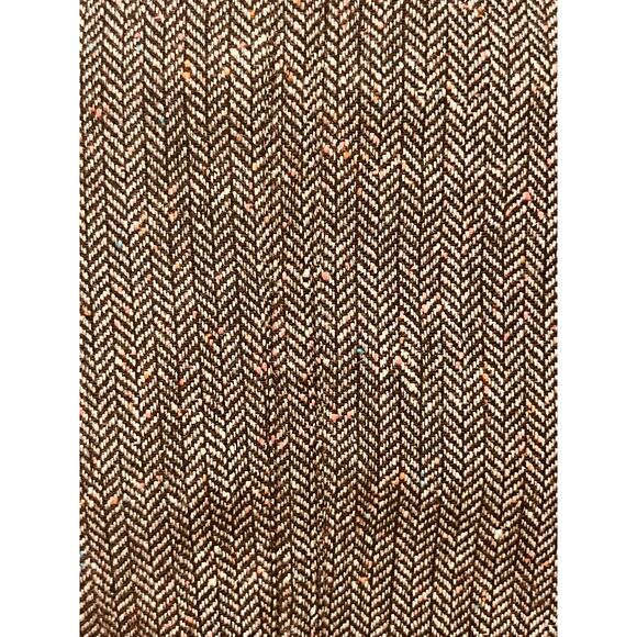 H&M Multicolor Pink Brown Tweed Blazer Jacket Size 12 Tailored old money preppy - Picture 8 of 10